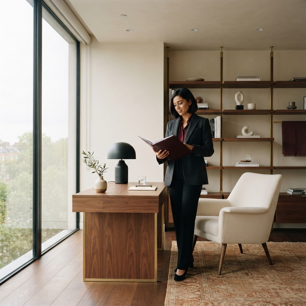 Calm, professional consultation setting