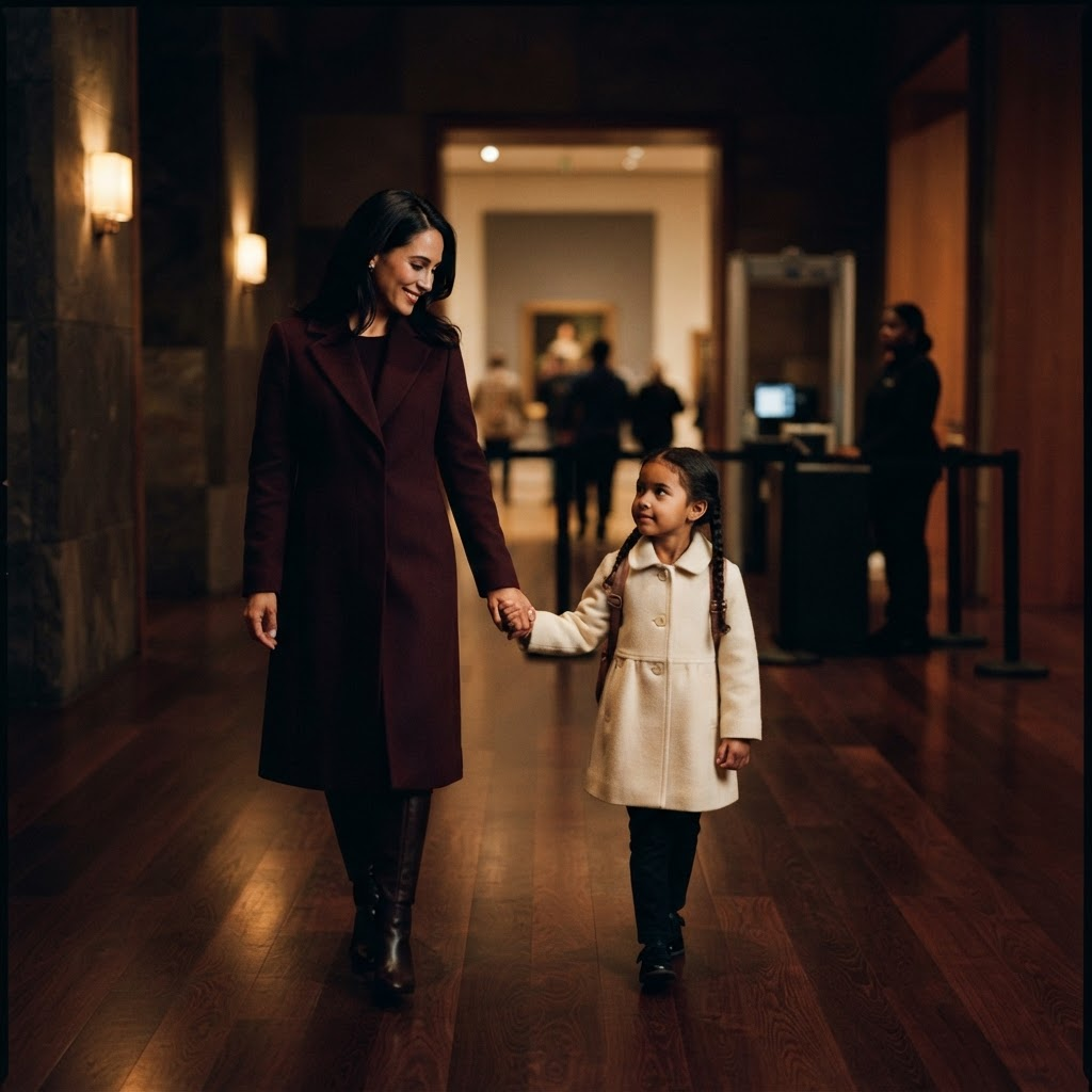 A parent and child walking hand in hand
